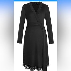 NWOT Women’s Robe/Nightgown/Sleepshirt in Black, Large